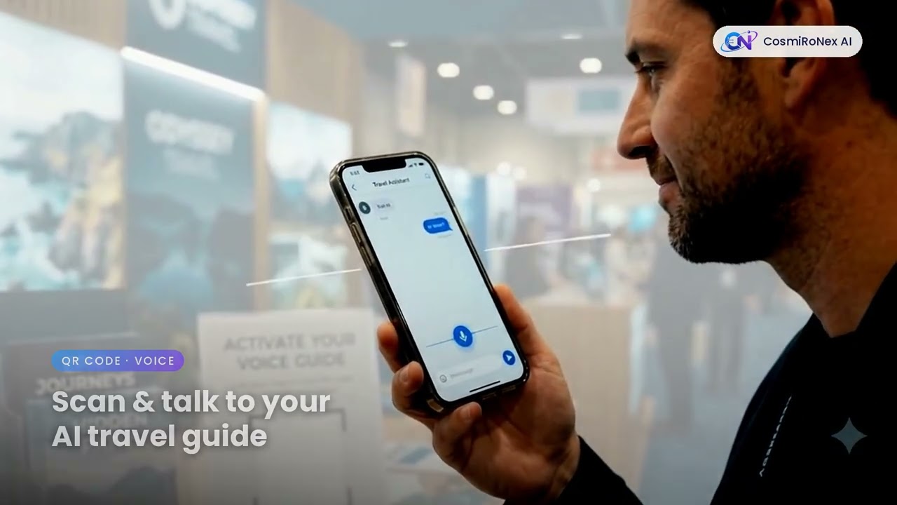 AI Travel Sales Consultant for Tour Operators & Travel Agencies | CosmiRoNex AI — click to play