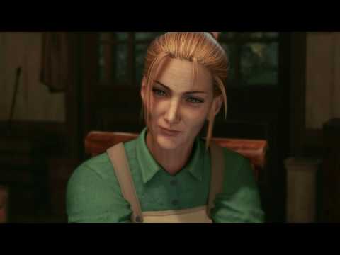 Final Fantasy 7 Remake - Ch.14 Resolve: Barret & Cloud Talk To Elmyra (Aerith, Shinra) Cutscene 2020