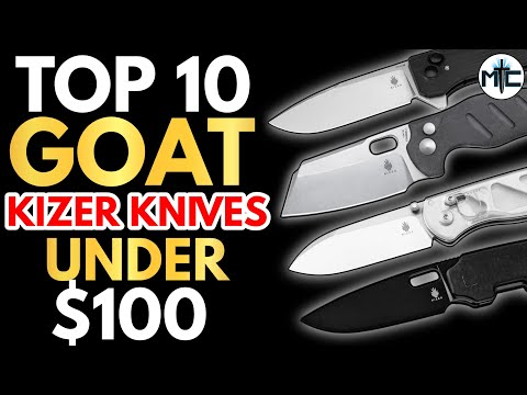 The TOP 10 GOAT Kizer Knives UNDER $100