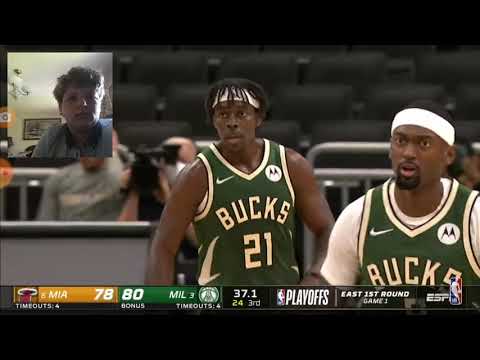 Khris Middleton Game Winner! Heat Vs Bucks Reaction!
