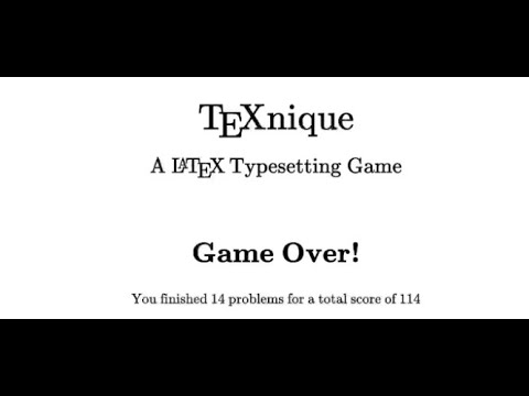 [Old] Texnique no-skip world record (114 points)