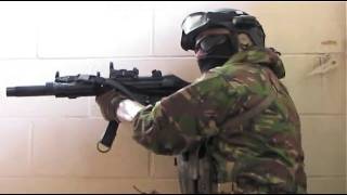 preview picture of video 'Airsoft War MP5 Anzio Camp England HD'