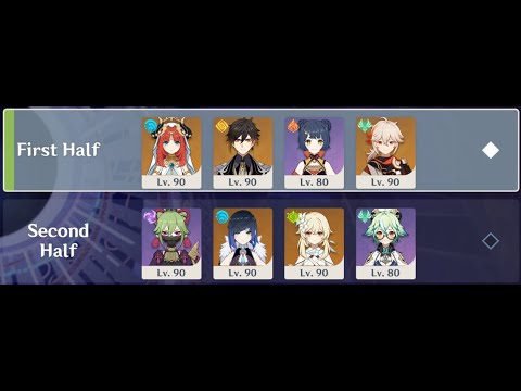 3.1 Spiral Abyss, Vaporize Nilou & Hyperbloom Kuki Shinobu - (Floor 12, 9★)