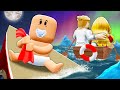 ABANDONED By His PARENTS At SEA Roblox Movie