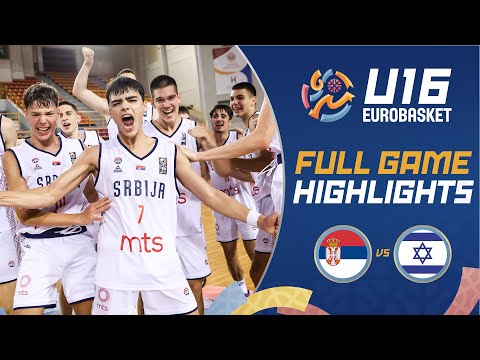 Quarter-Finals: Serbia 🇷🇸 vs Israel 🇮🇱 | Highlights | FIBA U16 EuroBasket 2024