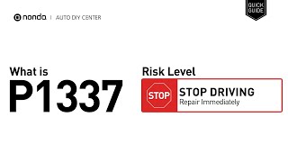 Causes and Solutions for p1337 Bentley