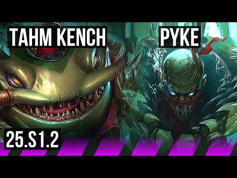 TAHM KENCH & Jhin vs PYKE & Lux (SUP) | 1/0/5 | KR Diamond | 25.S1.2
