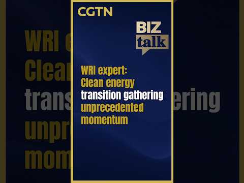 WRI expert: Clean energy transition gathering unprecedented momentum