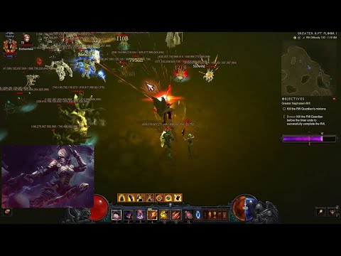 Rank 1 UE Demon Hunter 130 - Multishot (Diablo 3 Season 26)