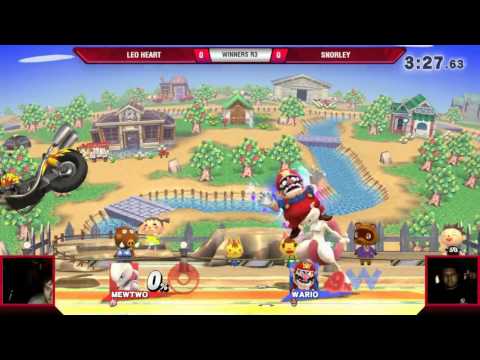 VS Weekly 4/20/17 - Winners R3 - LeoHeart (Mewtwo) vs. Snorley (Wario) - Smash 4