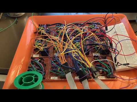 An 8-bit ripple carry adder