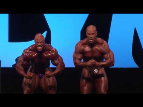 Kevin Levrone vs Phil Heath Posedown Mr  Olympia 2016
