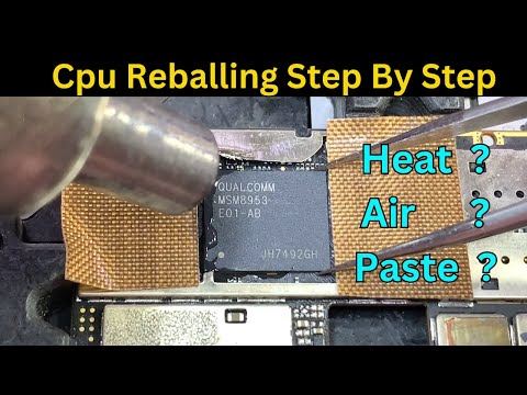 Cpu Reballing Step By Step / How To Reballing Cpu