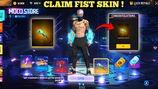 NEW FIST SKIN MOCO STORE EVENT|FREE FIRE NEW EVENT| FF NEW EVENT TODAY|NEW FF EVENT|GARENA FREE FIRE
