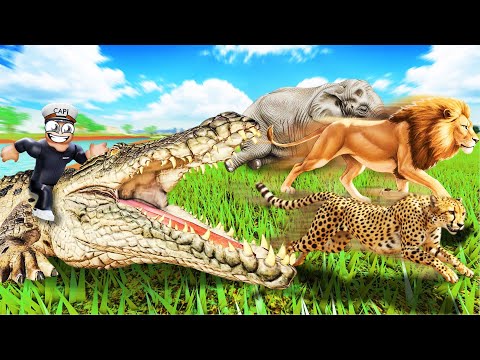 SAVANNAH LIFE of a CROCODILE in ROBLOX