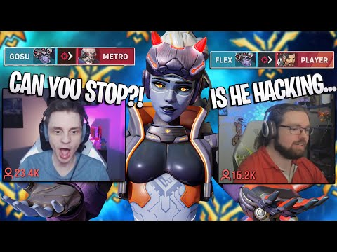 Twitch Streamers reaction to me killing them with Widowmaker - Overwatch 2