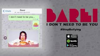 BAREI - I Don´t Need to Be You (Official Audio)
