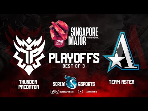 Thunder Predator vs Team Aster - One Esports Singapore Major 2021 - Elimination Round