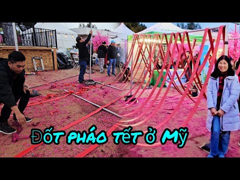 Người Việt ăn tết ở Mỹ: mưa bão tầm tã cố gắng đi mua sắm 