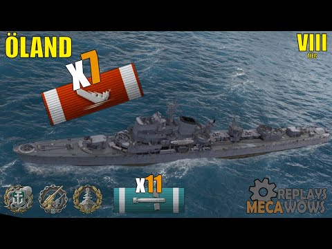 Öland 7 Kills & 112k Damage | World of Warships Gameplay