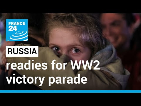 Russia readies for WW2 victory parade as Ukraine decries school bombing • FRANCE 24 English