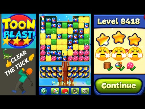Toon Blast Level 8418 🙄😤😤