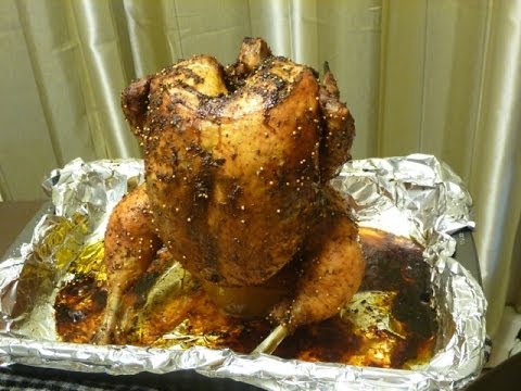 Roasted Chicken On a Can / Chicken On a Bottle Recipe | By Victoria Paikin
