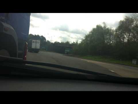 M6 Roundabout. From Nun A444 to Bedworth B4113