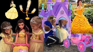 Disney Princess Carriage Castle Party Belle Beauty and the Beast