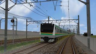 【改造版Bve6】湘南新宿ライン4822Y 小田原～国府津