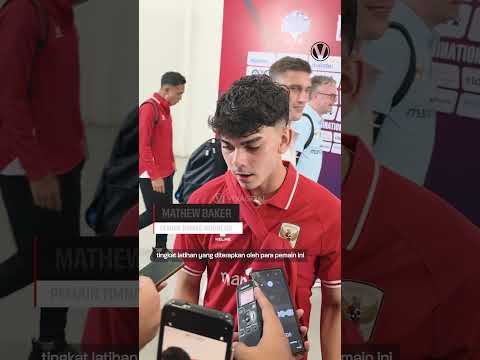 MATHEW BAKER TERHARU USAI DEBUT DI TIM SENIOR✨ #timnas #timnasindonesia #indonesia #vivagoal