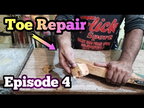 Toe Repairing Episode 4 || Cricket Bat Repairing || @skcricketfans43 #batrepair