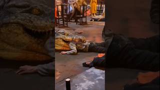 Dangerous Crocodile Attack 🐊 Film Shooting scene #crocodile #alligator #shorts #viral