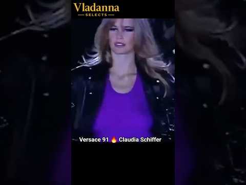 The Golden Era of Versace FW 1991/92 ✨ Claudia Schiffer