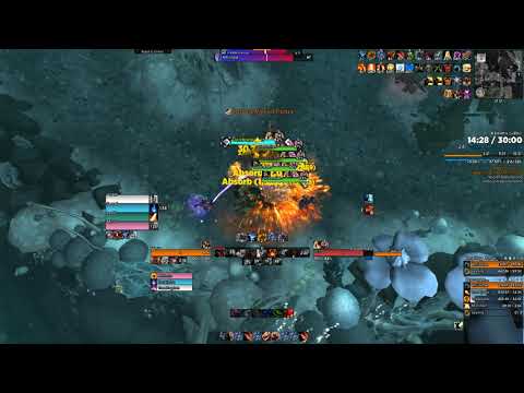 Guardian Druid Tank  POV The Underrot Mythic +24 | Fortified Afflicted Raging S2