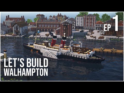 Quayside & Pier - Building an English Georgian Town In Minecraft - Ep 1