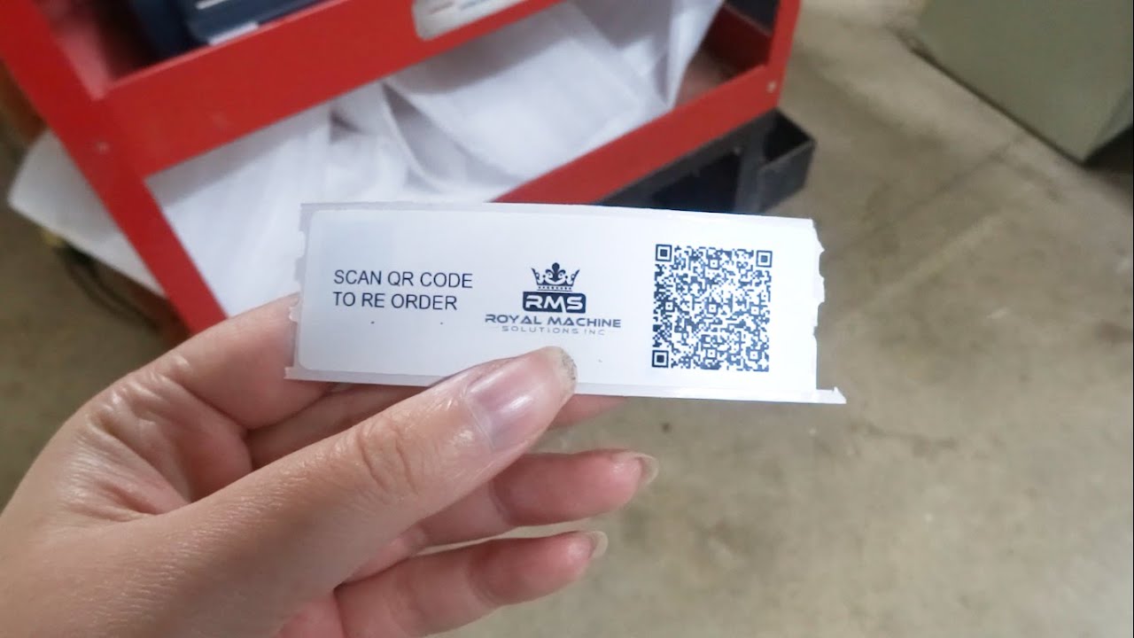 Customer QR Code Re-Order Form