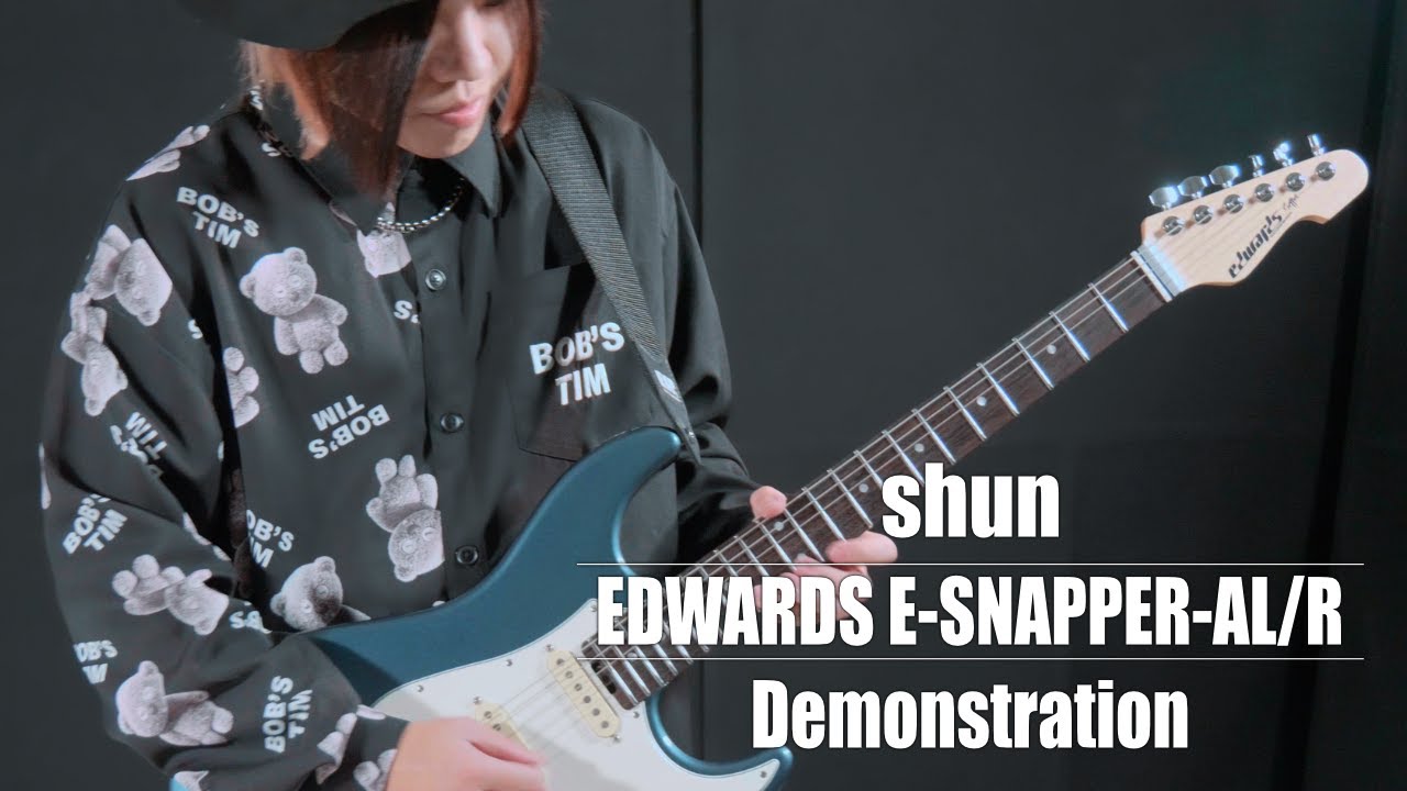ESP Guitars: EDWARDS E-SNAPPER-AL/R Demonstration feat. Shun