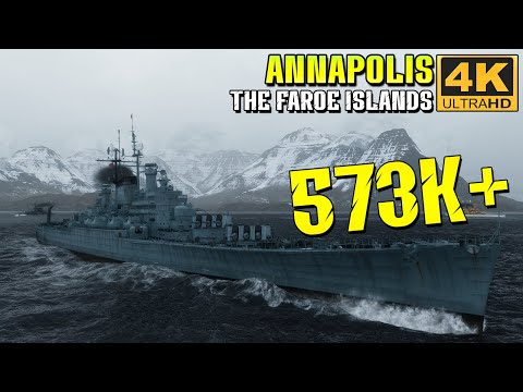 Super Cruiser Annapolis - More than half million damage on random battle