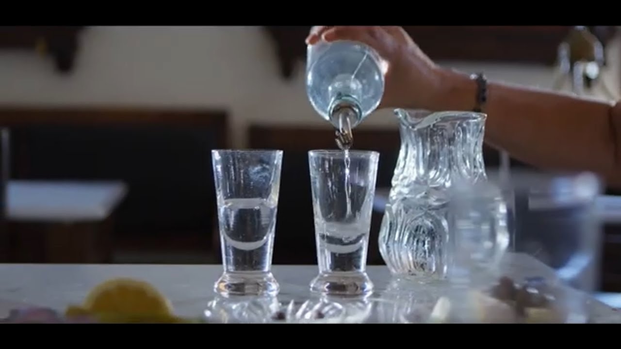 Ouzo from Mytilene PGI & Kalamata PGI
