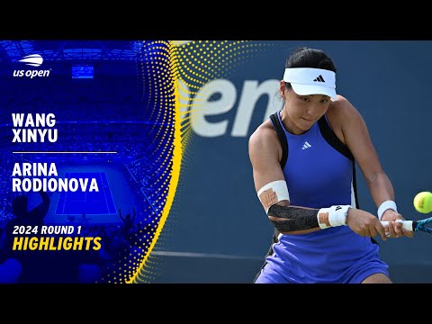 Wang Xinyu vs. Arina Rodionova Highlights | 2024 US Open Round 1