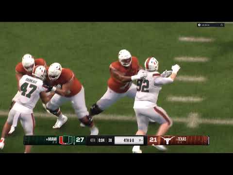 TEXAS V MIAMI WEEK 1 GK 1