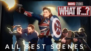 "Captain Carter !" - Marvel's What if...? Season 1 Episode 1 | All Best Scenes