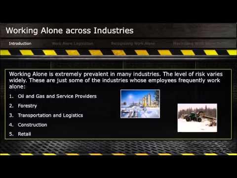 , title : 'Work Alone Awareness - Industrial Workers Online Course Preview'