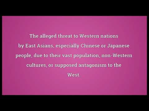 Yellow peril Meaning