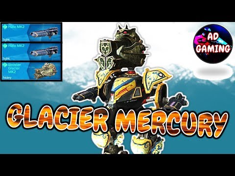 GLACIER HALO MERCURY Destroying In FFA - War Robots MK2 WR Gameplay