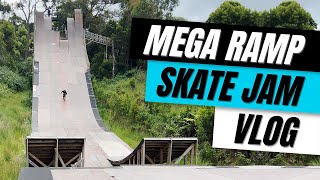 First Time Roller Skating on the Mega Ramp | Vlog