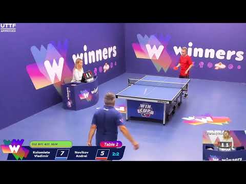 WINners CUP table 2  04.09 Kolomiets Vladimir - Novikov Andrei 19:00