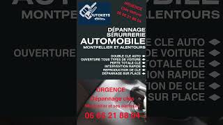 Dépannage clés voiture Montpellier
