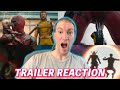 DEADPOOL & WOLVERINE Official Trailer Reaction | Sign Me Up For Deadpool Kills the Multiverse!